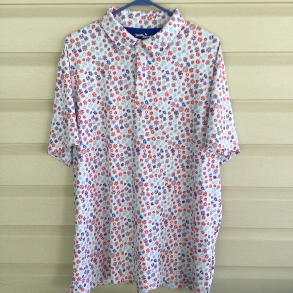 LOT OF 3 BIRDIE BOUND GOLF SHIRTS SZ XL/L UNWORN CONDITION PRINTS